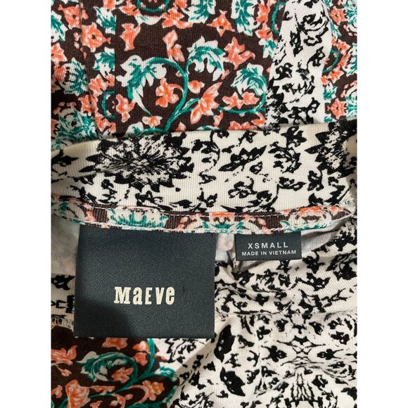 Maeve XS Sleeveless Mixed Floral Patchwork Swing Dress - Picture 10 of 15